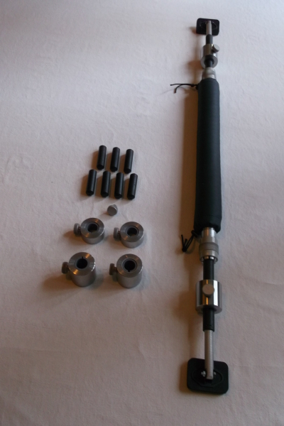 Core Exercise Bar with handles and weight attachments